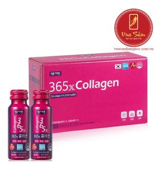 Collagen 365X Nhập Khẩu Chính Hãng Hàn Quốc Hộp 10 Chai x 50ml