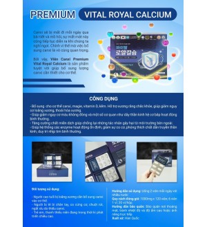 VIÊN CANXI VITAL ROYAL CALCIUM (PREMIUM)