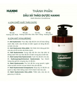 DẦU XẢ THẢO DƯỢC HANMI 8 TRONG 1 DETOX TÓC