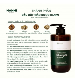 DẦU GỘI THẢO DƯỢC HANMI 8 TRONG 1 DETOX TÓC