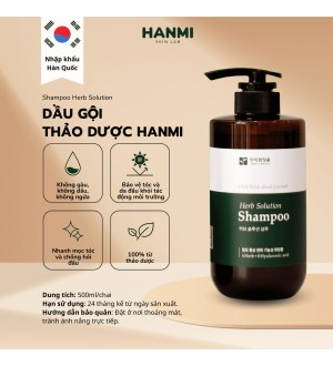 DẦU GỘI THẢO DƯỢC HANMI 8 TRONG 1 DETOX TÓC