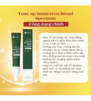 TONE UP - KEM CHỐNG NẮNG PHỔ RỘNG - SUNCREAM BROAD SPECTRUM HANMI COSMETIC SPF 50+ PA++++ Mã SP:91